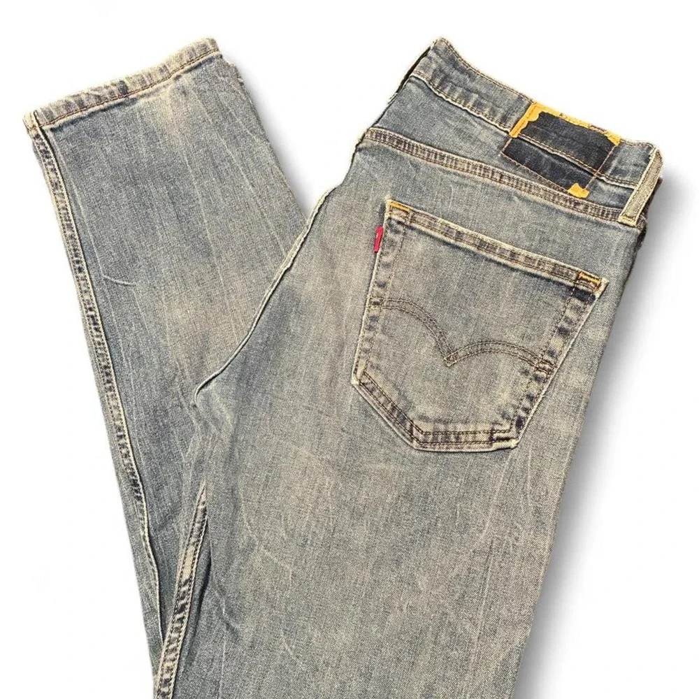 Levis 511 Slim Fit Jeans Mens 33x30 Light Wash Blue Denim 29507-0003
